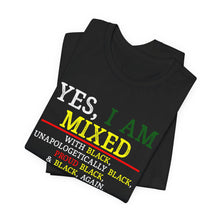 Load image into Gallery viewer, Proudly Mixed Unisex Jersey Tee - Celebrating Black Heritage