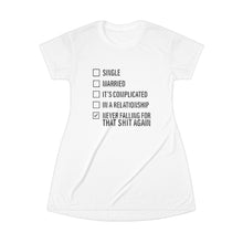 Load image into Gallery viewer, T-Shirt Dress (AOP) - Never Again