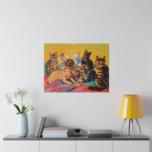 Load image into Gallery viewer, Colorful Cat Canvas Art - Vibrant Cat Portraits for Cat Lovers