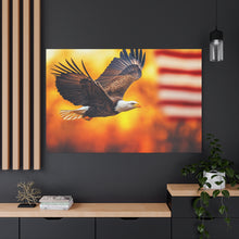 Load image into Gallery viewer, Patriotic Eagle Canvas Art - Inspirational Home Decor