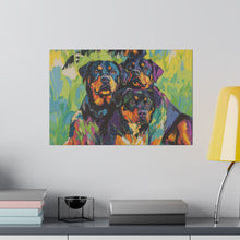Load image into Gallery viewer, Rottweilers Canvas Art