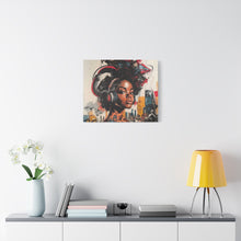 Load image into Gallery viewer, Urban Vibe Matte Canvas Print - Stylish Artwork for Music Lovers