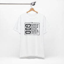 Load image into Gallery viewer, Inspirational God Quote Unisex Jersey Tee