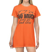 Load image into Gallery viewer, T-Shirt Dress (AOP) - Find Less