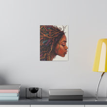 Load image into Gallery viewer, Grounded Woman of Color Matte Canvas, Stretched, 0.75"
