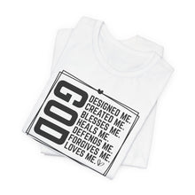 Load image into Gallery viewer, Inspirational God Quote Unisex Jersey Tee