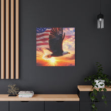 Load image into Gallery viewer, Patriotic Eagle Canvas Wall Art