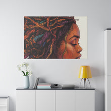 Load image into Gallery viewer, Grounded Woman of Color Matte Canvas, Stretched, 0.75"