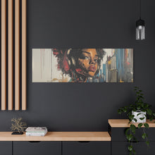 Load image into Gallery viewer, Urban Chic Canvas Art - Vibrant Female Portrait with Headphones