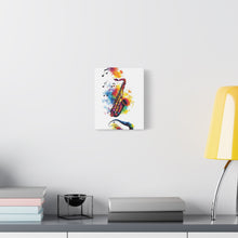 Load image into Gallery viewer, Vibrant Saxophone Art Canvas Print - Colorful Wall Decor