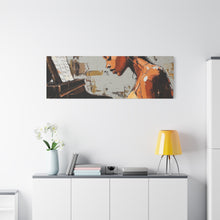 Load image into Gallery viewer, Piano Art Canvas Wall Decor, Inspirational Home Art, Music Lover Gift, Black Woman Artwork, Modern Art Print