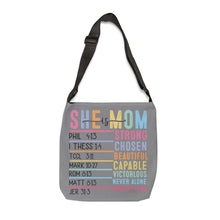 Load image into Gallery viewer, Adjustable Tote Bag (AOP) - She is
