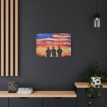 Load image into Gallery viewer, Inspirational Police Wall Art Canvas - Support Our Heroes
