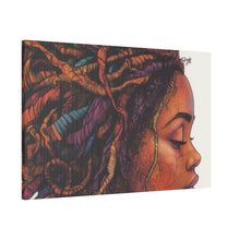 Load image into Gallery viewer, Grounded Woman of Color Matte Canvas, Stretched, 0.75"