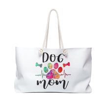 Load image into Gallery viewer, Weekender Bag - Dog Mom
