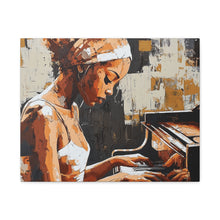 Load image into Gallery viewer, Artistic Piano Canvas, Wall Art, Music Lover Gift, Home Decor, Jazz Wall Art, Unique Artwork