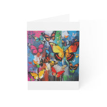 Load image into Gallery viewer, Colorful Butterfly Greeting Cards - Set of 1, 10, 30, or 50pcs for All Occasions