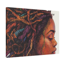Load image into Gallery viewer, Grounded Woman of Color Matte Canvas, Stretched, 0.75"