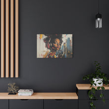 Load image into Gallery viewer, Urban Chic Canvas Art - Vibrant Female Portrait with Headphones