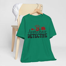 Load image into Gallery viewer, Armchair Detective Tee - Unisex Jersey Short Sleeve Shirt for Mystery Lovers