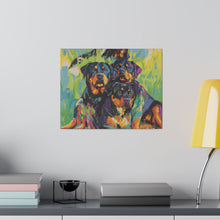 Load image into Gallery viewer, Rottweilers Canvas Art