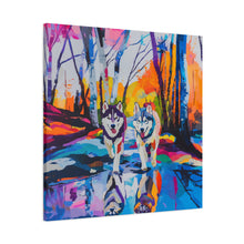 Load image into Gallery viewer, Husky Canvas Art