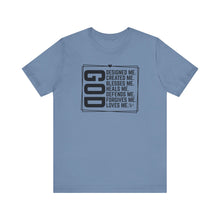 Load image into Gallery viewer, Inspirational God Quote Unisex Jersey Tee