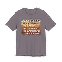 Load image into Gallery viewer, Empowerment Black Pride Tee - Unisex Jersey Short Sleeve