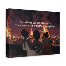 Load image into Gallery viewer, Inspirational Wall Art Canvas - "Sometimes You Can Only Watch" - Empowering Home Decor