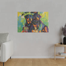 Load image into Gallery viewer, Rottweilers Canvas Art