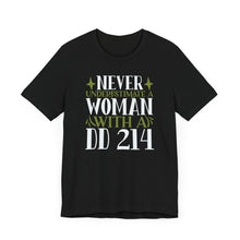 Load image into Gallery viewer, Never Underestimate A Woman Unisex Jersey Tee