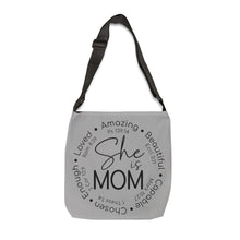 Load image into Gallery viewer, Adjustable Tote Bag (AOP) - She is