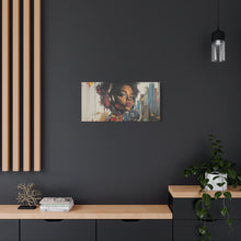 Load image into Gallery viewer, Urban Chic Canvas Art - Vibrant Female Portrait with Headphones