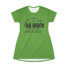 Load image into Gallery viewer, T-Shirt Dress (AOP) - Find Less