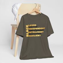 Load image into Gallery viewer, Empowered Black Pride Tee - Unisex Jersey Short Sleeve Shirt