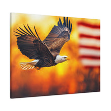 Load image into Gallery viewer, Patriotic Eagle Canvas Art - Inspirational Home Decor