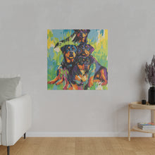 Load image into Gallery viewer, Rottweilers Canvas Art