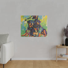 Load image into Gallery viewer, Rottweilers Canvas Art