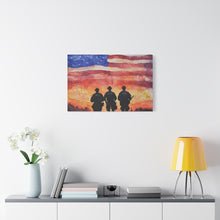 Load image into Gallery viewer, Inspirational Police Wall Art Canvas - Support Our Heroes