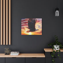 Load image into Gallery viewer, Patriotic Eagle Canvas Wall Art