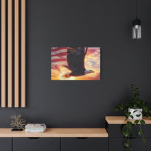 Load image into Gallery viewer, Patriotic Eagle Canvas Wall Art