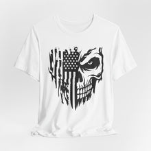 Load image into Gallery viewer, Rebellion Skull USA Graphic Tee - Unisex Short Sleeve
