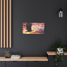 Load image into Gallery viewer, Eagle Sunset Canvas Wall Art - Patriotic Home Decor
