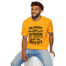 Load image into Gallery viewer, Opinion vs Receipt