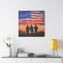 Load image into Gallery viewer, Inspirational Police Wall Art Canvas - Support Our Heroes