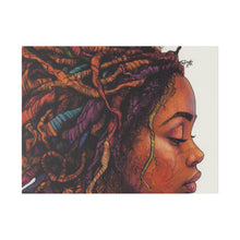 Load image into Gallery viewer, Grounded Woman of Color Matte Canvas, Stretched, 0.75"