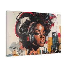 Load image into Gallery viewer, Urban Vibe Matte Canvas Print - Stylish Artwork for Music Lovers