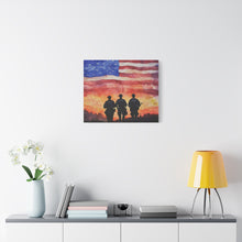 Load image into Gallery viewer, Inspirational Police Wall Art Canvas - Support Our Heroes
