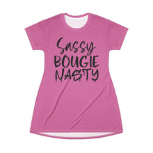 Load image into Gallery viewer, T-Shirt Dress (AOP) - Sassy