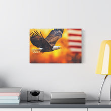 Load image into Gallery viewer, Patriotic Eagle Canvas Art - Inspirational Home Decor